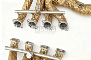 Collecteur d'échappement pour <span class=keywords><strong>Ferrari</strong></span> F360 Challenge Stradale 3.6L 1999-2006 Acier inoxydable haute performance - Product Image 6