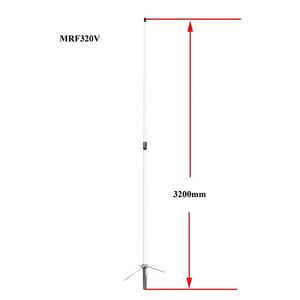 เสาอากาศสื่อสารภายนอกอาคาร เสาอากาศฐานสัญญาณไฟเบอร์กลาส VHF 156-163MHz 7.0dBi เสาอากาศทางทะเล - Product Image 3