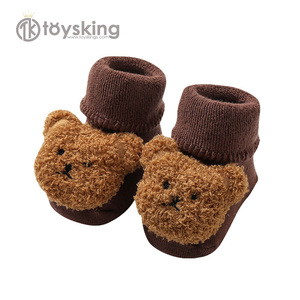 Autunno e inverno cerchio di lana ispessito per neonati calzini antiscivolo per bambini calzini da pavimento per bambini - Product Image 5