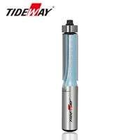 Fraise à dégrossir Tideway en carbure de tungstène à 2 dents, outil de menuiserie ODM/OEM avec roulement supérieur
