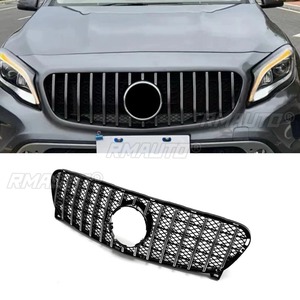 Bandes décoratives pour calandre de voiture, kit carrosserie, calandre avant pour Mercedes Benz GLA classe X156 2014-2016, extérieur - Product Image 1
