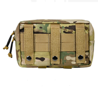 Sac banane tactique Molle unisexe imperméable avec logo personnalisé, pochette utilitaire en nylon pour ceinture, organiseur de premiers secours, équipement de sport extérieur à fermeture éclair