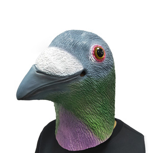 <span class=keywords><strong>Masque</strong></span> de cosplay de film en latex, casque intégral, animal, <span class=keywords><strong>pigeon</strong></span>, <span class=keywords><strong>masque</strong></span> de fête, accessoires de costume, masques de fête, visage adulte, Halloween - Product Image 1
