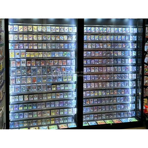 Espositore per carte sportive graduato con chiusura a chiave collezionista di carte collezionabili da parete espositore - Product Image 1