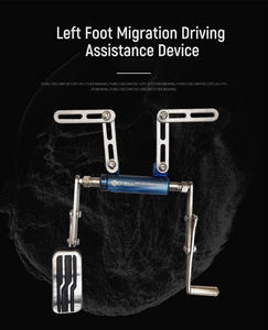 Système d'accélérateur et de freinage pour pied gauche handicapé, kits intérieurs modernes en alliage, commande manuelle portable pour conducteurs de voitures M3G80 - Product Image 1