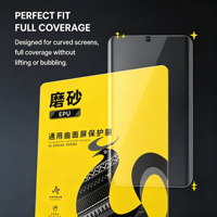 Film protecteur d'écran universel en hydrogel EPU mat anti-reflet auto-réparateur pour téléphone portable
