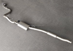 Tubos de escape Catback personalizados para <span class=keywords><strong>Jeep</strong></span> <span class=keywords><strong>Gladiator</strong></span> Jt V6 3,6 2020 up, sistema de escape de puntas dobles/cuádruples, silenciador de válvula de ajuste - Product Image 4