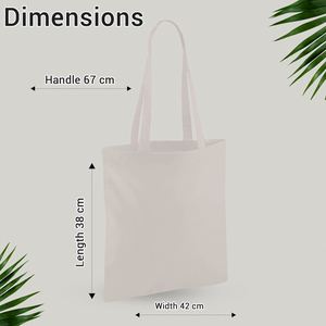 Sacs fourre-tout en toile de coton pour courses, avec fermeture éclair, vente en gros, les plus vendus - Product Image 3
