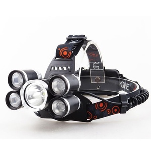 Lampe frontale extérieure étanche à 4 modes avec phare T6 5led, torche frontale rechargeable 18650. - Product Image 2