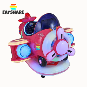 Venta al por mayor de dibujos animados de aviones de modelado de monedas mecedora coche comercial de entretenimiento máquina de columpio - Product Image 2