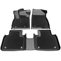 Luxuriöse TPE-Vollumfassende Fußmatten Q5/Q3/A4/A6/A3 E-Tron-Jacquard-Samt Sternenhimmel-Muster 4-teilig Innenraum-Autodekoration
