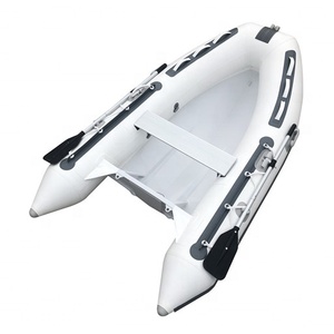 12.4ft RHIB 3.8m PVC Hyaplon patrol bateau côtelé à coque en aluminium - Product Image 4