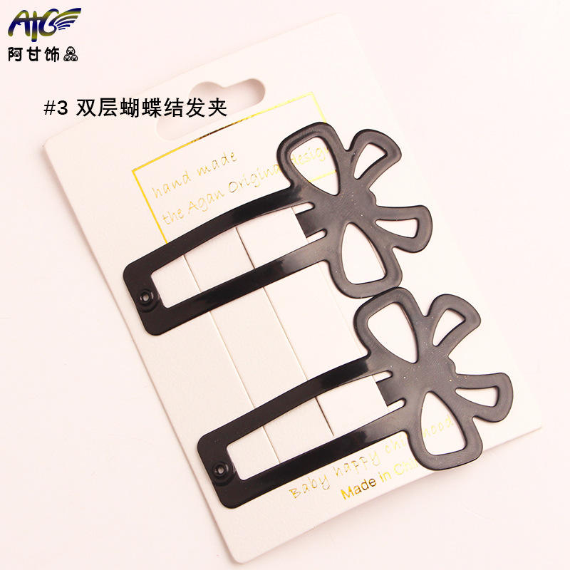 คลิปผมโบว์สองชั้น3อัน