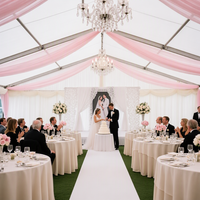 Tente de réception de mariage grande en PVC imperméable quatre saisons, personnalisable pour événements et cérémonies en extérieur, best-seller