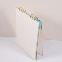 Timesrui cristal goutte colle A4 bloc-notes écrit moule A4 cahier couverture bricolage livre couverture Silicone moule
