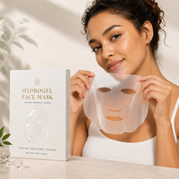 Nouveau design coréen, masque facial en hydrogel hydratant anti-âge, OEM, végétalien, anti-rides, masque facial éclaircissant de nuit