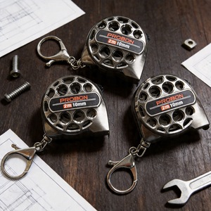 Probon Mini Tape Measure 2m 10mm Stainless Steel Keychain Promotional Gift Ruler - Product Image 2