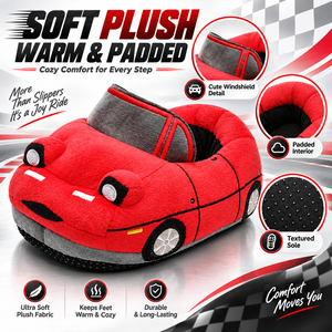 Chaussons en peluche rétro JDM Racing Car unisexes, chauds pour l'intérieur, avec phares rétractables, cadeau d'hiver original pour les amateurs de voitures - Product Image 4