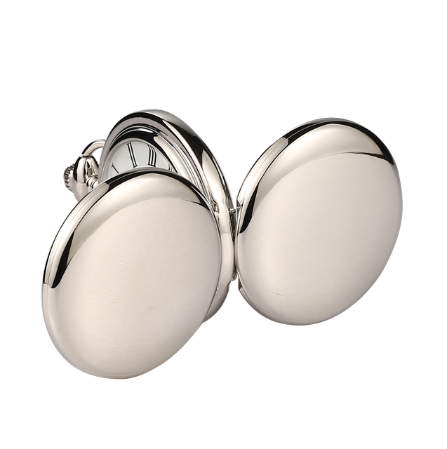 Antique Mechanical Pocket Watch Various Styles Double Open Metal Can Be Customized Wholesale Smooth Case