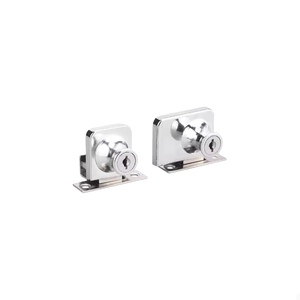 Piezas de cerradura de puerta de armario de aleación de Zinc personalizadas OEM, vitrina cromada, desbloqueo de llave para dormitorio, Hotel, escuela, Baño - Product Image 4