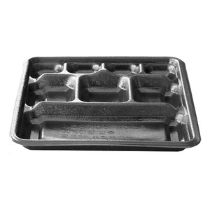 Bento Box PP 8 compartment lunch container Safe <b>Microwave</b> Ready Foam Sheet Ecotainer PS Foam Alternative lunch box - Product Image 6