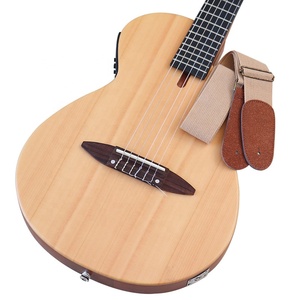 Wholesales Natural Wood Color 39 Inch 6-string Spruce Veneer Matte Exquisite Classical Guitar - Product Image 6
