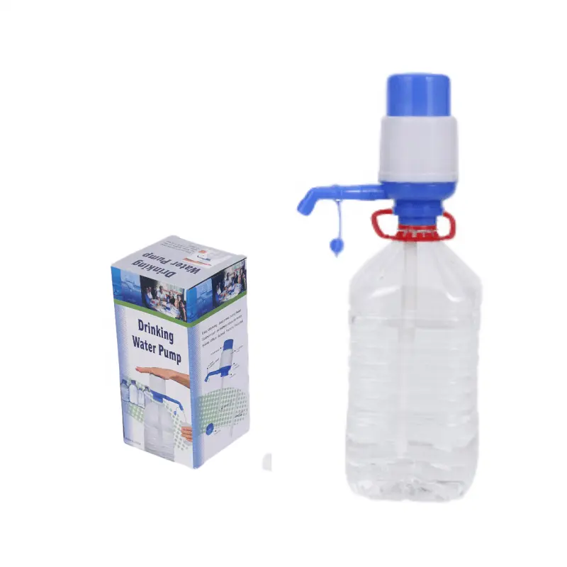 Nuevo Material PP 38MM 48MM portátil 5L litro potable Manual dispensador de botella de agua de mano de la bomba de la prensa