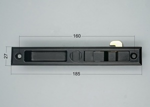 Cerradura de ventana corredera de aluminio moderna para entrada de edificio de baño accesorio de cerradura de puerta elegante de vidrio de aleación de aluminio duradero para - Product Image 3