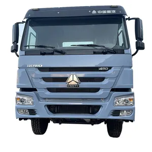 Çin üretici ağır Howo kamyon traktör parçaları 6*4 410HP 10 tekerlekler LHD RHD satılık kullanılan traktör kamyon römork kafa