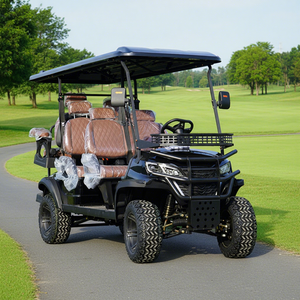 Voiturette de golf électrique <span class=keywords><strong>6</strong></span> places, batterie lithium, homologuée pour la route, certifiée, modèle 2026, pour le tourisme et les terrains de golf - Product Image 1