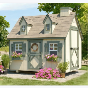 Casa <span class=keywords><strong>de</strong></span> Juegos <span class=keywords><strong>de</strong></span> <span class=keywords><strong>Madera</strong></span> para Exteriores KANGYA H023, Moderna Casa <span class=keywords><strong>de</strong></span> Juegos Infantil con Capacidad para 5 Personas - Product Image 1