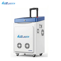 Machine de nettoyage laser à impulsions 200W/300W/500W pour l'élimination de la rouille, des moules de pneus, de la peinture et des taches d'huile