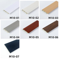 Plinthe murale de sous-sol en PVC, moulure de sol en caoutchouc vinyle UPVC