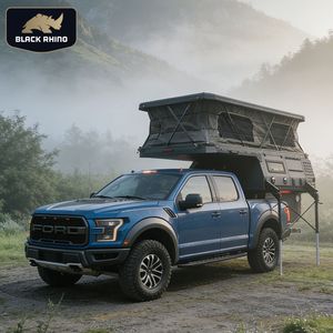 Tente de toit légère pour camionnette, tente de toit escamotable pour pick-up et SUV, tente rigide automatique pour <span class=keywords><strong>camping</strong></span> en plein air - Product Image 1