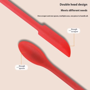 Dual-Ended Mini <b>Silicone</b> Spatula Scraper for Cosmetics Jars Bottles Efficient Scraping and Scooping <b>Tool</b> Kitchen Accessories - Product Image 3