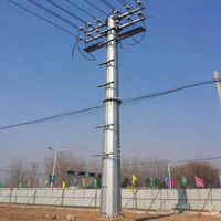 Torre de Transmisión de Energía Eléctrica Multicircuito de 110kV, 220kV, 330kV con Conexión de Brida para Uso Residencial e Industrial