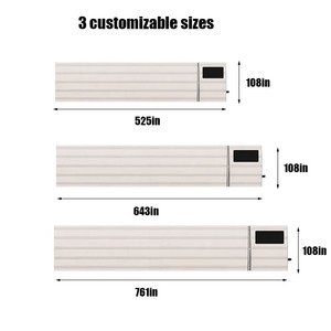 Isıtıcı radyatör kızılötesi bebek odası ısıtıcı fabrika alüminyum tavan alaşım siyah elektrikli banyo ısıtıcısı 2000w - Product Image 3
