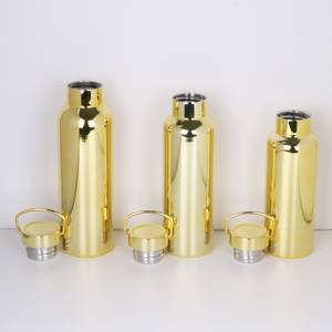 Botella térmica de acero inoxidable de doble pared, aislada al vacío, para bebidas, 600 ml, OEM, venta al por mayor. - Product Image 1