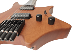 جيتار كهربائي حديث بدون رأس من Sz، مصمم بشكل مريح للإعدادات المسرحية المدمجة وتسجيلات الاستوديو - Product Image 4