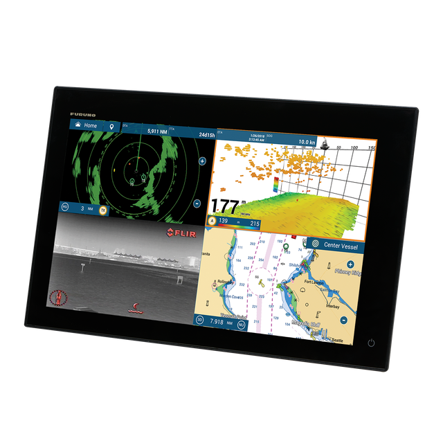 Original New TZT19F Chart Plotter Fish Finder All-Glass IPS Display