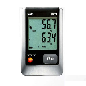 Registrador de Temperatura Testo 176T4 de 4 Canales con Pantalla LCD de -200 a +400 °C Tipo T - Product Image 2