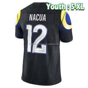 Maillot de football Puka Nacua style 2026 tendance pour hommes, femmes et jeunes, brodé, Myles Garrett, Matthew Stafford, Davante Adams, tailles S-3XL - Product Image 5