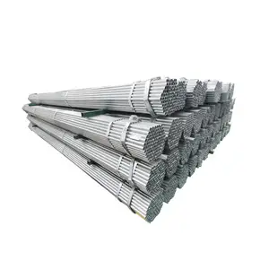 Galvanized steel pipe Scaffolding round Hot dipped gi galvan steel pipe for building ASTM pre galvanized steel pipe