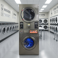 Mavis 16kg*2/22kg*2 Stackable Washer Dryer Coin Operated