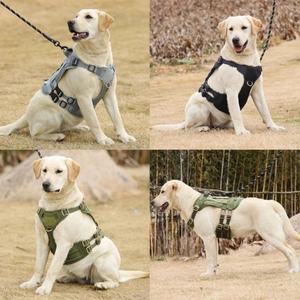 Tactical <b>German</b> <b>Shepherd</b> K9 Pet Training Vest Dog <b>Harness</b> Set for Medium to Large Dogs Escape Proof Molle Dog Vest - Product Image 6