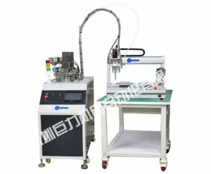 Dois componentes ab máquina de derramar composto, proporção 10:1/1:1/100:12 de vaso transformador atual máquina automática