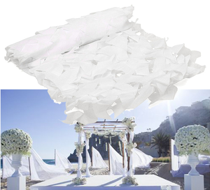 <span class=keywords><strong>Filet</strong></span> de <span class=keywords><strong>camouflage</strong></span> blanc pour décoration de jardin et de mariage pour <span class=keywords><strong>balcon</strong></span> extérieur. - Product Image 4