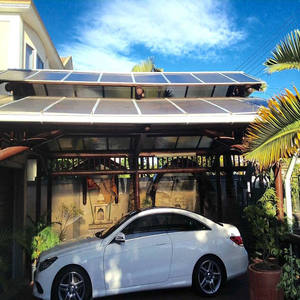 6x3m garage préfabriqué de luxe <span class=keywords><strong>2</strong></span> poste voiture étanche port <span class=keywords><strong>alu</strong></span> parking aus porte en aluminium japonais pente unique <span class=keywords><strong>carport</strong></span> - Product Image 5