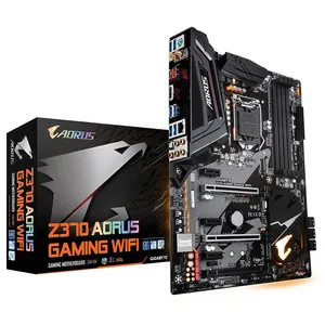 千兆字节英特尔Z370 AORUS游戏无线主板的新主板，配有ATX LGA1151游戏主板英特尔Z370主板