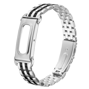 <span class=keywords><strong>Bracelet</strong></span> <span class=keywords><strong>de</strong></span> montre <span class=keywords><strong>de</strong></span> <span class=keywords><strong>luxe</strong></span> en acier inoxydable à 5 maillons pour Google <span class=keywords><strong>Fitbit</strong></span> Air, <span class=keywords><strong>bracelet</strong></span> <span class=keywords><strong>de</strong></span> remplacement réglable en métal pour poignet - Product Image 2
